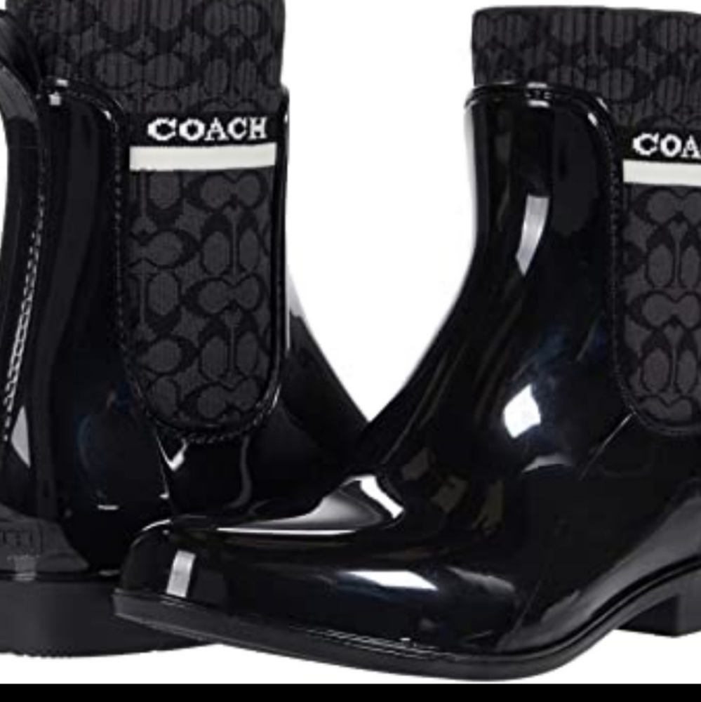 COACH Rivington Water Resistant Rain Bootie